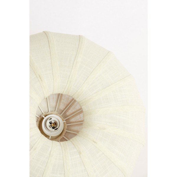 Kremno bela stropna svetilka s tekstilnim senčilom ø 40 cm Zosia – Light & Living-image-1