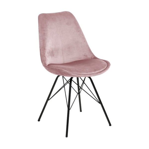 Črn/rožnat jedilni stol Eris – Actona