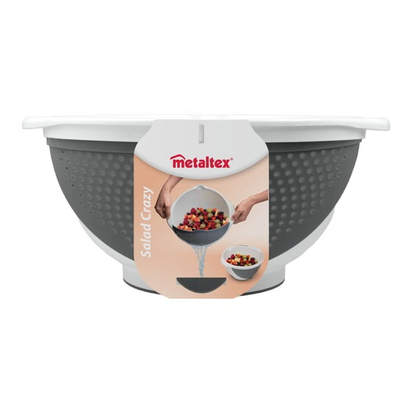 Bela skleda s cedilom 2v1 Metaltex, Ø 28 cm-image-4