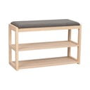 Omarica za čevlje iz masivnega hrasta s klopjo v naravni barvi Confetti – Rowico