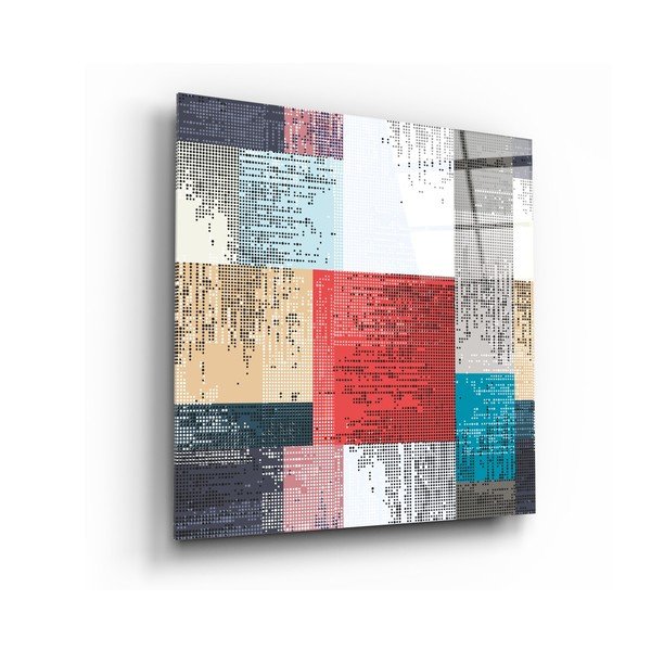 Steklena slika Insigne Patchwork, 40 x 40 cm