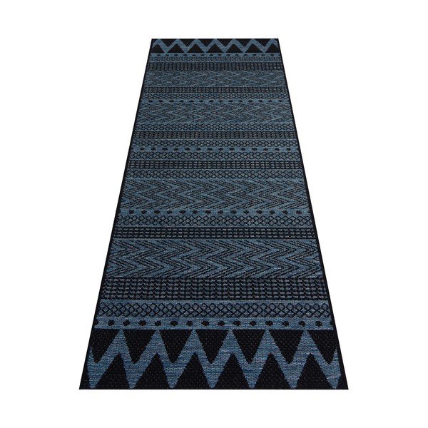 Temno modra zunanja preproga NORTHRUGS Sidon, 70 x 200 cm-image-2