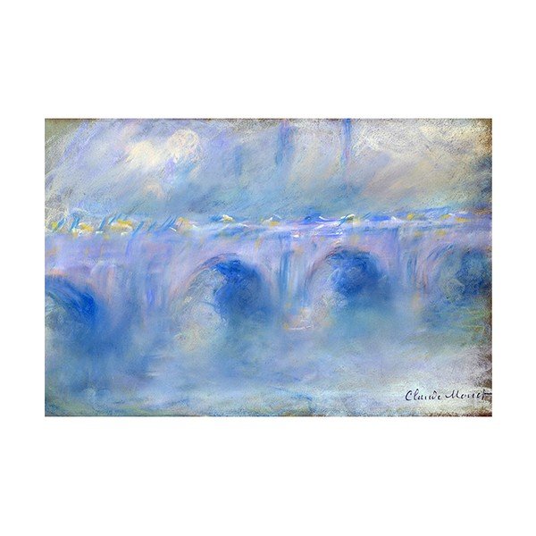 Claude Monet - Pont de Waterloo, 60x40 cm