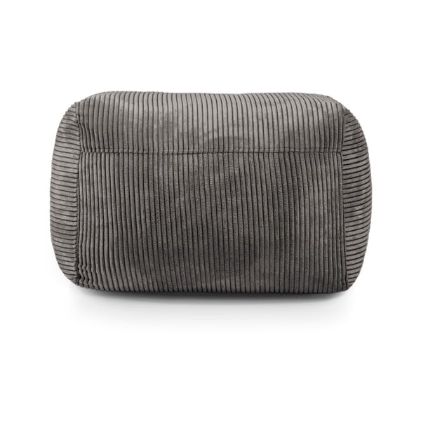 Modra vreča za sedenje iz rebrastega žameta Plus 70 Lounge – SLOWDOWN-image-2