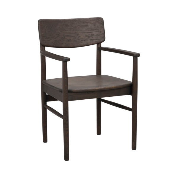Temno rjavi jedilni stoli iz masivnega hrasta v kompletu 2 ks Maidstone – Rowico