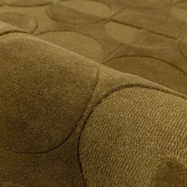 Temno zelena ročno tkana volnena preproga 200x290 cm Gigi – Flair Rugs-image-2