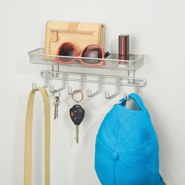 Stenski organizator InterDesign Classico Entryway, dolžina 28 cm-image-1