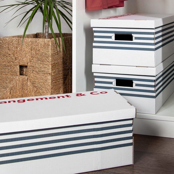 3-delni komplet škatel Compactor Marinieres, 20 x 30 cm-image-1