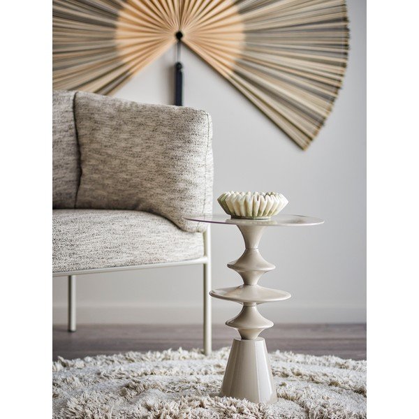 Aluminijasta okrogla stranska mizica ø 35,5 cm Samio – Bloomingville-image-1