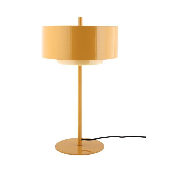 Oker rumena kovinska namizna svetilka (višina 50 cm) Grato Anillo – Leitmotiv