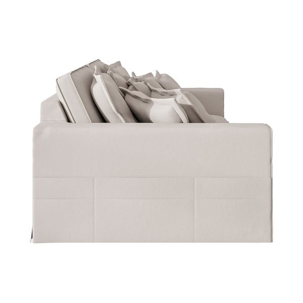 Kremno bela sedežna garnitura 236 cm Nora – Ropez-image-4