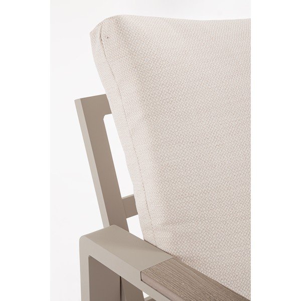 Bež aluminijasta vrtna garnitura za 5 oseb Elna – Bizzotto-image-2