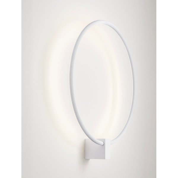 Mat bela aluminijasta LED zatemnitvena stenska svetilka Cercio – Nova Luce-image-2
