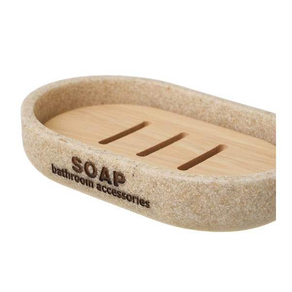 Bež komplet pripomočkov za kopalnico – Casa Selección-image-2