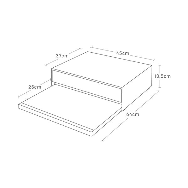 Kovinska dodatna kuhinjska polica Tower – YAMAZAKI-image-2