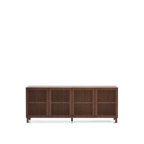 Temno rjava komoda v orehovem dekorju 181x71,5x42,5 cm Beyla – Kave Home-image-2