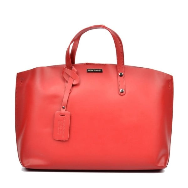 Rdeča usnjena torbica Luisa Vannini Veronica