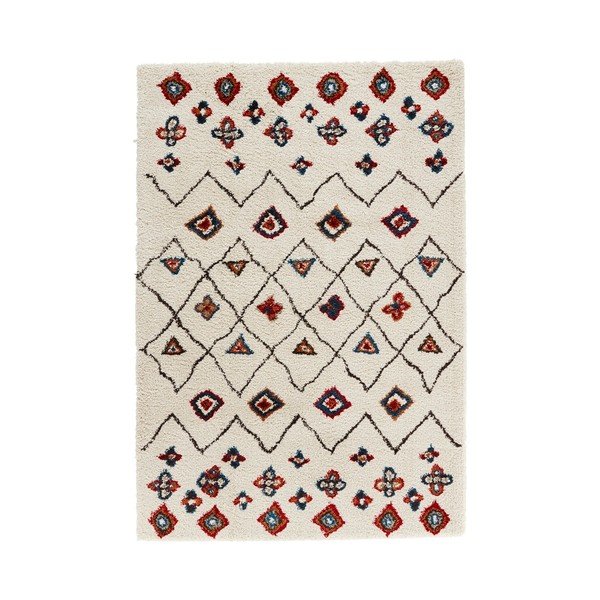 Kremna in rdeča preproga Mint Rugs Allure Ronno Creme, 200 x 290 cm