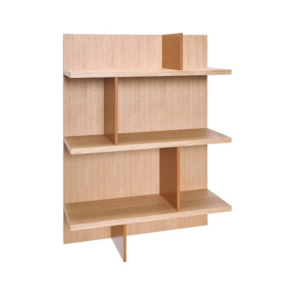 Večnivojska polica v hrastovem dekorju v naravni barvi 60 cm Stand – Hübsch-image-3