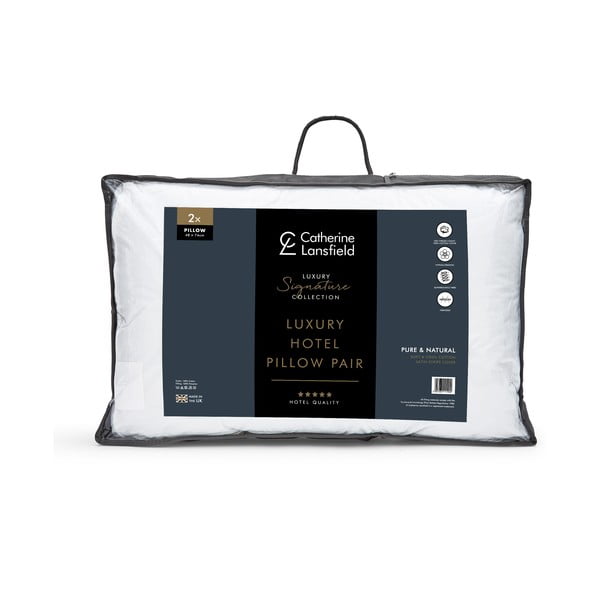 Polnilo za blazino 2 ks 48x74 cm Hotel Satin Stripe – Catherine Lansfield-image-4