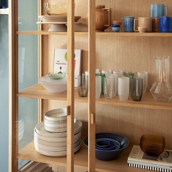 Vitrina iz hrastovega lesa 100x140 cm Panorama - Hübsch-image-1