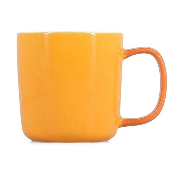 Oranžna skodelica iz porcelana new bone china 370 ml Mae – ONA