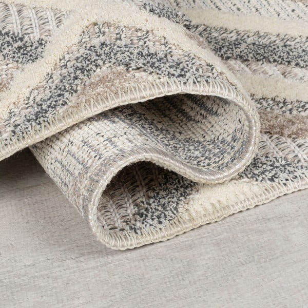 Sivo-bež pralna preproga 78x150 cm Beckett – Flair Rugs-image-2