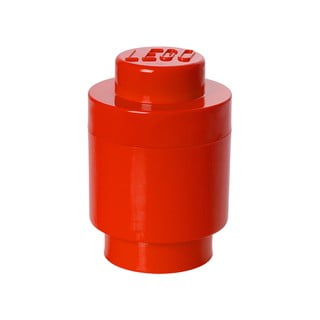 Rdeča okrogla škatla za shranjevanje LEGO®, ⌀ 12,5 cm