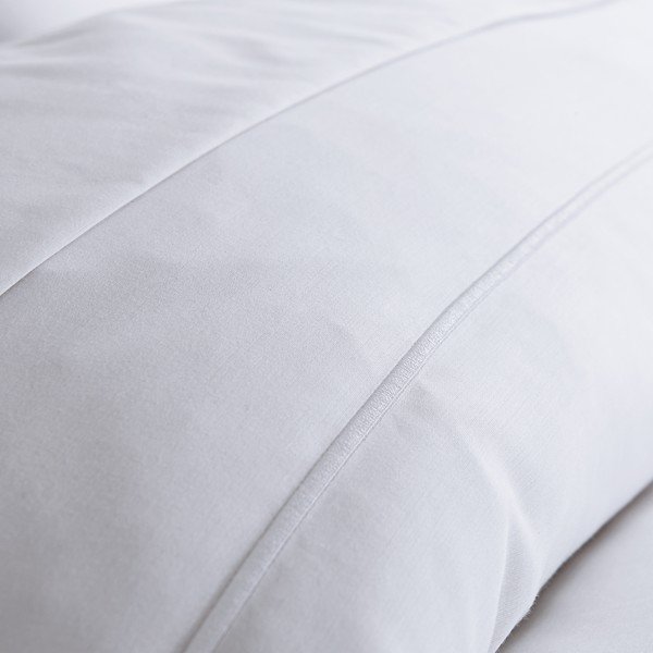Belo bombažno satenasto posteljno perilo Bianca Luxury, 220 x 230 cm-image-2