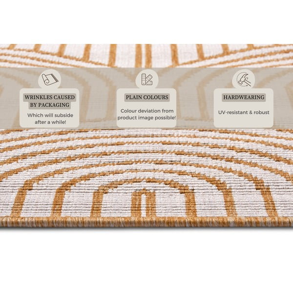 Oker rumena zunanja preproga 160x230 cm Pangli Ochre – Hanse Home-image-4