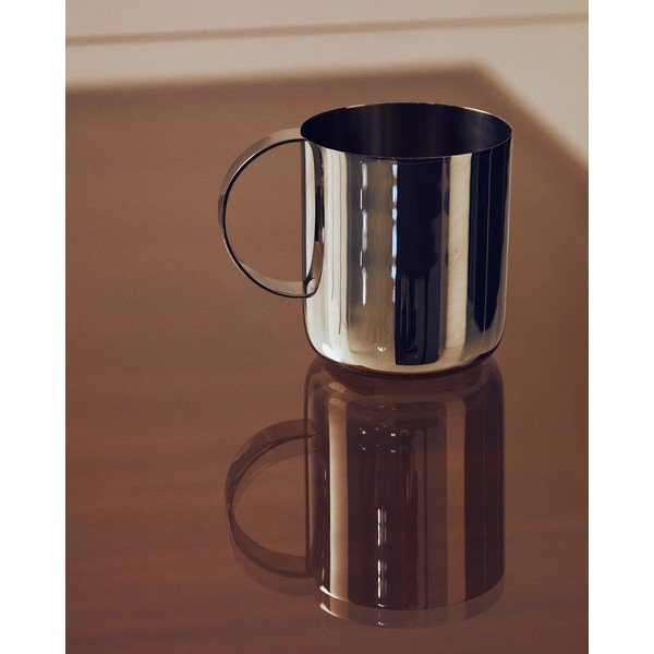 Skodelica iz nerjavečega jekla v srebrni barvi Nirela – Kave Home-image-1