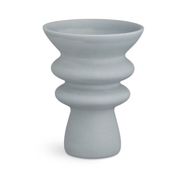 Modro-siva keramična vaza Kähler Design Kontur, višina 20 cm