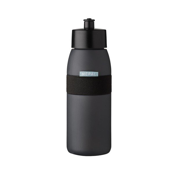 Črna plastična steklenica za vodo 500 ml Ellipse – Mepal