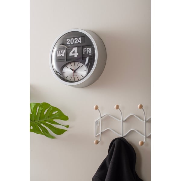 Bel kovinski stenski obešalnik 61 cm Zig Zag – PT LIVING-image-1