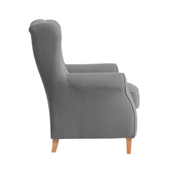 Max Winzer Lorris Gray Ušesni sivi fotelj-image-3