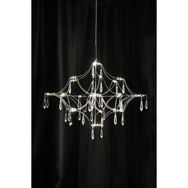 LED viseča svetilka v srebrni barvi ø 60 cm Efesos – Markslöjd-image-1