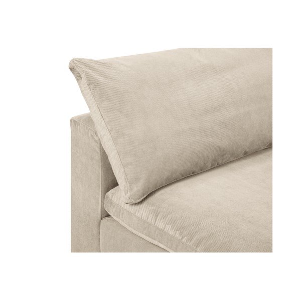 Bež kotni del modularnega kavča Windsor & Co Sofas Galaxy, desni kot-image-1
