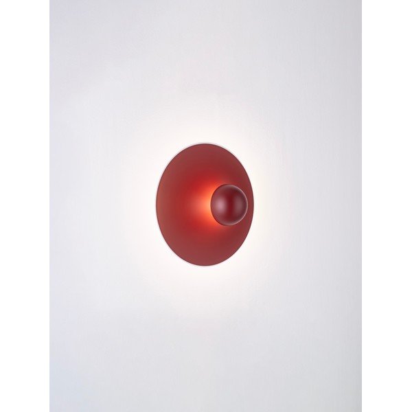 Bordo rdeča aluminijasta LED stenska svetilka Edem – Nova Luce-image-2