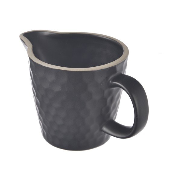 Črn keramičen vrč za mleko 100 ml Tea Time – Orion-image-3