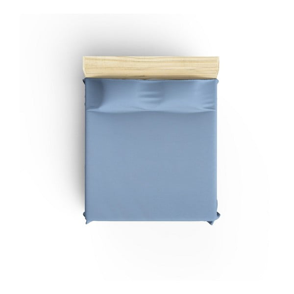 Modro bombažno pregrinjalo za zakonsko posteljo 200x240 cm Blue - Mijolnir-image-1