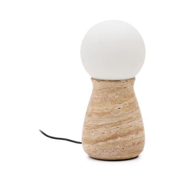 Bež namizna svetilka (višina 31,5 cm) Okeni – Kave Home