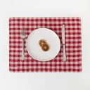 Tekstilni pogrinjek 35x45 cm Red Gingham – Linen Tales