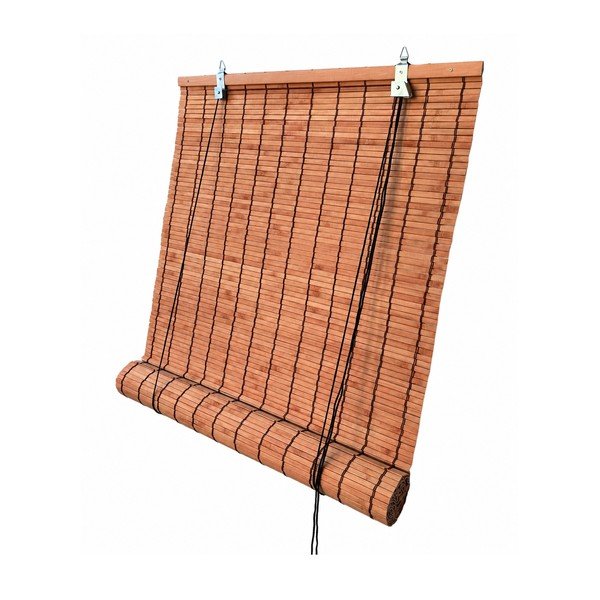 Oranžen bambusov rolo 90x220 cm Zeva – Gardinia-image-3