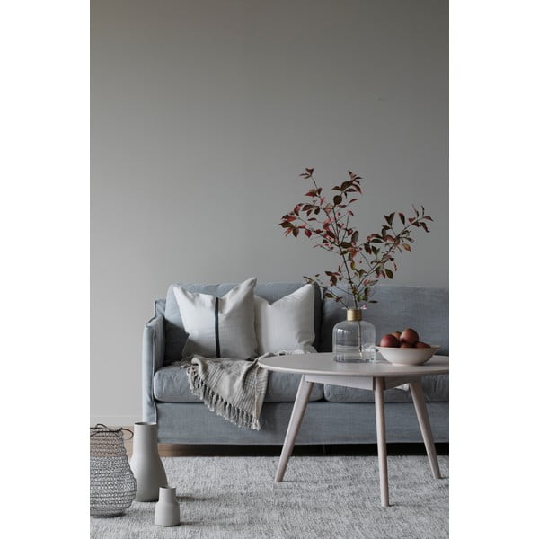 Okrogla mizica v hrastovem dekorju  90x90 cm Yumi - Rowico-image-2