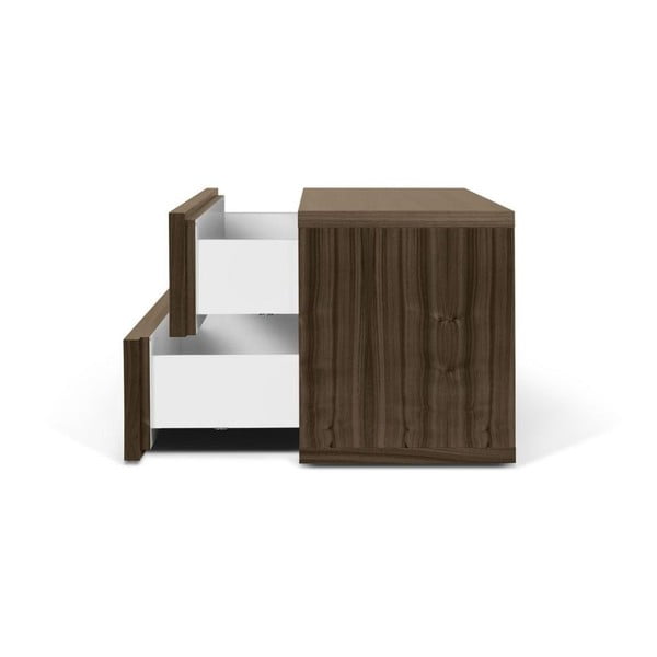 Rjava nočna omarica z 2 predaloma TemaHome Aurora-image-3