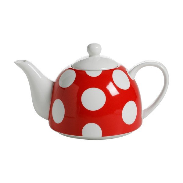 Maxwell & Williams Polka Dot rdeči čajnik