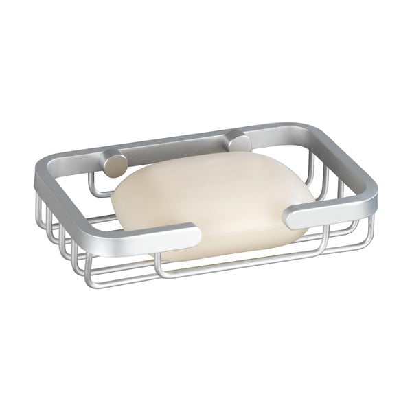 Stensko ržalo za milo v srebrni barvi Wenko Gomo-image-3