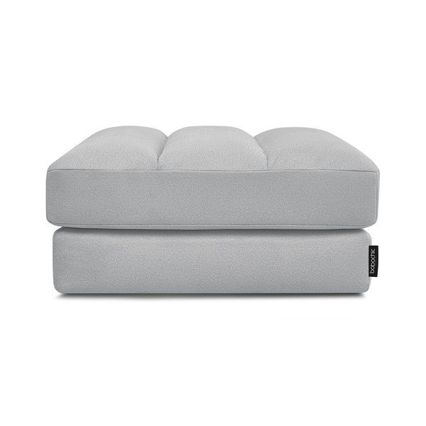 Svetlo siv žameten tabure Sierra – Bobochic Paris-image-4