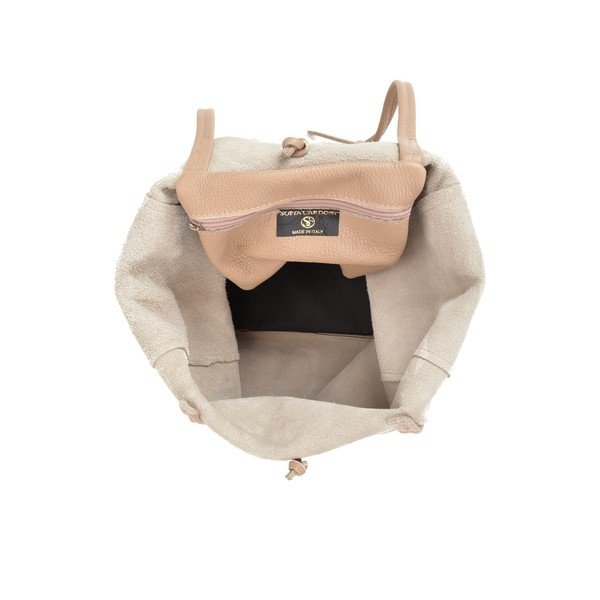 Beige Women's Leather Sofia Cardoni Shopper Handbag-image-4