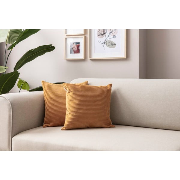 Prevleke za blazino v kompletu 2 ks iz rebrastega žameta 43x43 cm – Mioli Decor-image-4